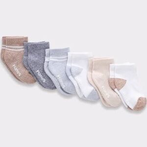 NWT Hanes 6 Pack Boys' Toddler Ankle Socks : 4T-5T